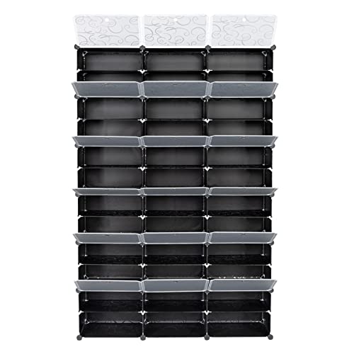 DDOY shoe organizer Sturdy shoe box Space-Saving plastic shoe boxes with lids Dust-proof clear shoe box Easy Assembly stackable shoe boxes sneaker storage for sneakerheads