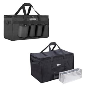 homemell insulated bags with drink carriers combo pack