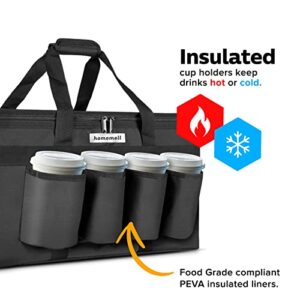 Homemell Insulated Bags with Drink Carriers Combo Pack