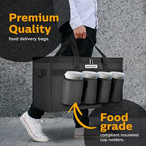 Homemell Insulated Bags with Drink Carriers Combo Pack