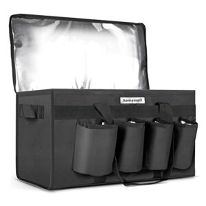 Homemell Insulated Bags with Drink Carriers Combo Pack