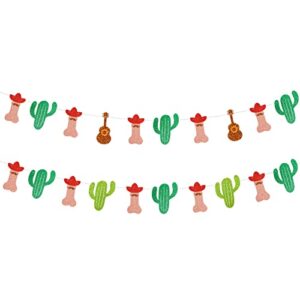 rose gold final fiesta banner garland cactus banner for mexican fiesta bachelorette party decorations