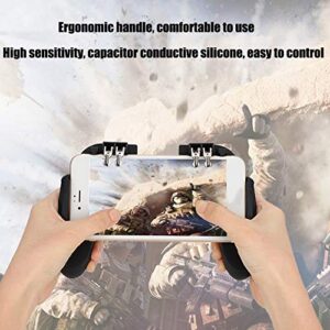 Jopwkuin Game Auxiliary Key, Heat Dissipation Gamepad Comfortable Grip for Mobile Phone,for Entertainment