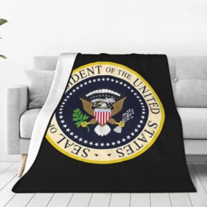 seal of the president of the united states blanket throw bedding room decor flannel blankets for bed sofa 50"x40"