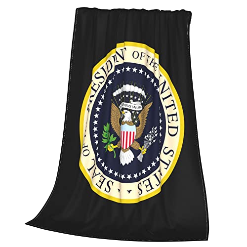 Seal of The President of The United States Blanket Throw Bedding Room Decor Flannel Blankets for Bed Sofa 50"x40"