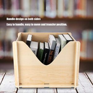 Yuehuam Unfinished Wooden Box Storage Organizer Wooden Box Craft Storage Box Container for DIY Craft Collectibles Arts Home Decor