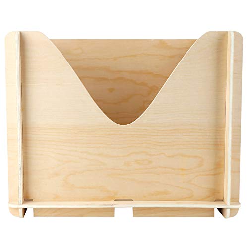 Yuehuam Unfinished Wooden Box Storage Organizer Wooden Box Craft Storage Box Container for DIY Craft Collectibles Arts Home Decor