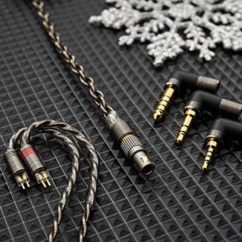 HiFiGo DUNU Hulk PRO Mini Litz Type 2 Braided Structure IEMs Cable, SA6 Ultra Original Earphones Cable with Q-Lock Plus Interchangeable Plug (0.78 2PIN Connector)