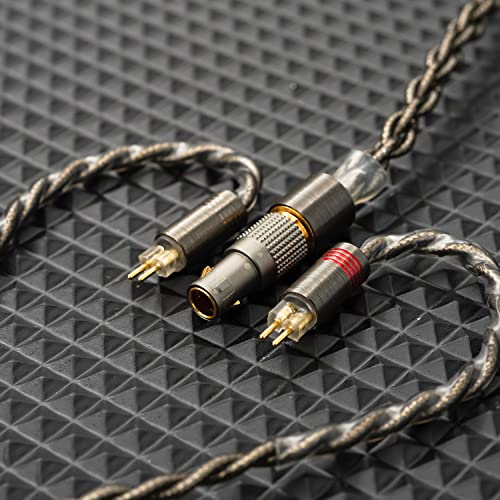 HiFiGo DUNU Hulk PRO Mini Litz Type 2 Braided Structure IEMs Cable, SA6 Ultra Original Earphones Cable with Q-Lock Plus Interchangeable Plug (0.78 2PIN Connector)