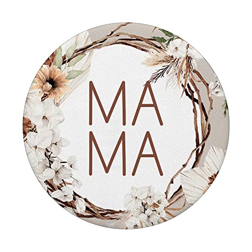 Floral Mama Cute Mother's Day for Mommy Mother PopSockets Swappable PopGrip