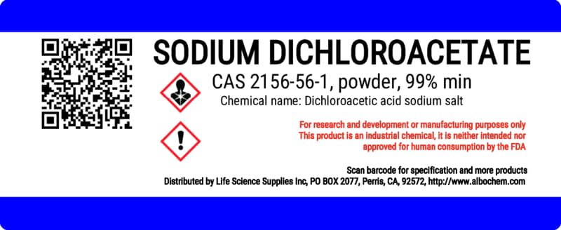 Sodium dichloroacetate, 99%, 25 Grams - Pure Chemicals Inc