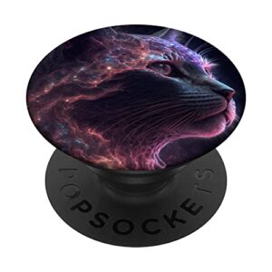 galaxy space cat popsockets swappable popgrip
