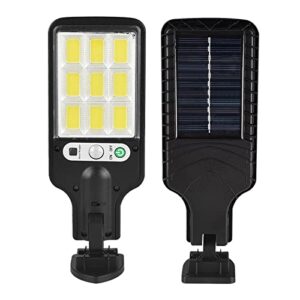 Solar Lights Outdoor Waterproof, Solar Street Light, Solar Powered Street Lights Dusk to Dawning with Motion Sensor Led Floods Light for Parking Lot Drive-Way Garden