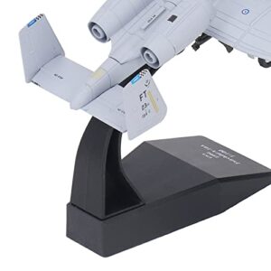 Naroote Model Plane, A-10 Alloy Aircraft Model 1:100 Scale Stylish Fighter Aircraft Model Rocket for Desktop Decoration