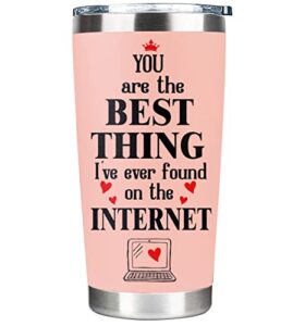 anniversary funny gifts for her, wife from husband - birthday gifts for her, friendship women - wife gifts - gifts for girlfriend - birthday gifts ideas - i love you for her - wife tumbler 20oz