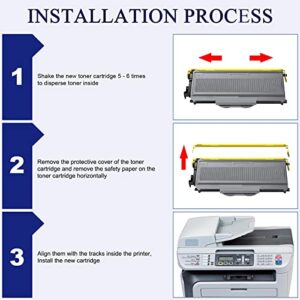 1 Black Compatible TN360 TN-360 Toner Cartridge Replacement for Brother DCP-7030 DCP-7040 DCP-7045N HL-2120 HL-2125 MFC-7345N MFC-7440 MFC-7440N MFC-7840 MFC-7840W Printer Toner Cartridge