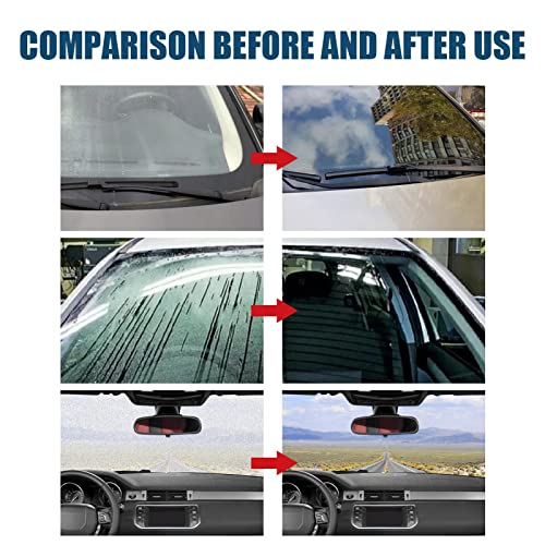 60ML Anti Fog Spray, Auto Windshield Cleaning Agent, Film Coating Agent for Automotive Interior Glass and Mirrors, Anti Fog Agent for Car Glasses to Prevent Fogging and Improve Driving Visibility