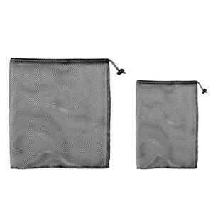 Mesh Filling Bag Portable Nylon Mesh Drawstring Laundry Bag Beach Travel Camping Bag Tool Rinsing Trip Swimming Outdoor