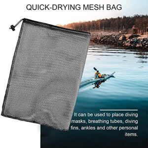 Mesh Filling Bag Portable Nylon Mesh Drawstring Laundry Bag Beach Travel Camping Bag Tool Rinsing Trip Swimming Outdoor