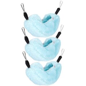 Yuehuam 3Pcs Bird Nest Bed,Parrot Hanging Hammock Snuggle Hut Parrot House Bed Tent Toy for Small Animals Parakeet Budgies Cockatiels