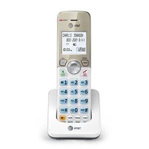at&t dl70019 accessory handset for dl72x19 phone with bluetooth connect to cell, call blocking, 1.8" backlit screen, big buttons, intercom, and unsurpassed range