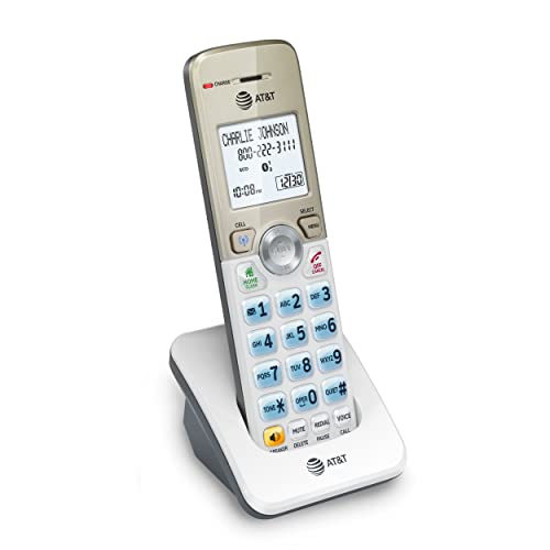 AT&T DL70019 Accessory Handset for DL72x19 Phone with Bluetooth Connect to Cell, Call Blocking, 1.8" Backlit Screen, Big Buttons, intercom, and Unsurpassed Range