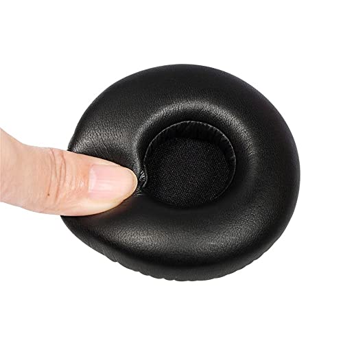 1Pair Ear Pads Replacement Headphones Accessories Earmuffs Foam Pad Soft Leather Protective Cover for JBL Synchros E40BT E40(Black)