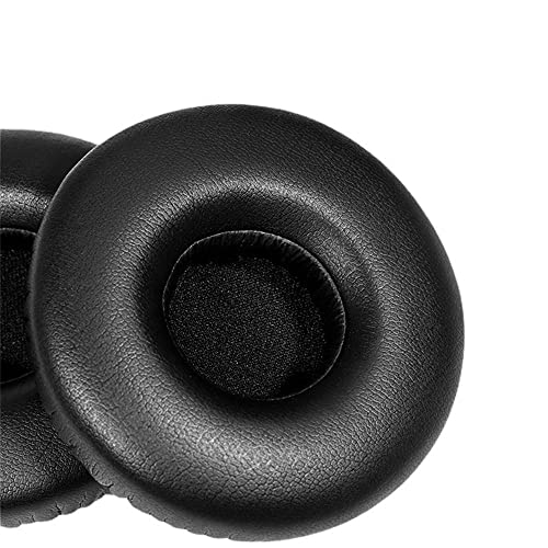 1Pair Ear Pads Replacement Headphones Accessories Earmuffs Foam Pad Soft Leather Protective Cover for JBL Synchros E40BT E40(Black)