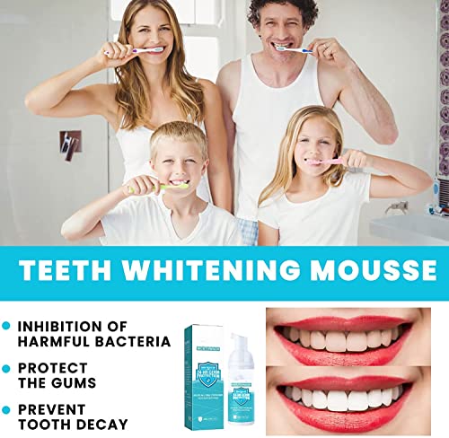 Teeth Mouthwash Foam - Teeth Calculus Removal, Teeth Whitening Mousse Foam Refreshing Breath Deep Cleaning Toothpaste, Eliminating Bad Breath, Preventing and Healing Caries (3pc)