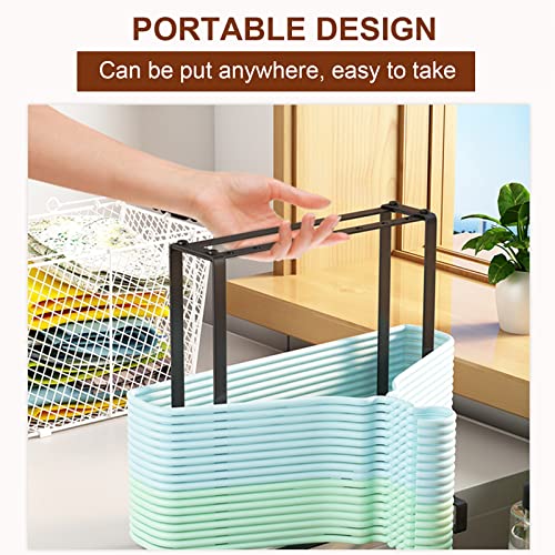 MISNODE Clothes Hanger Holder Hanger Organizer 7x6x11 inch Carbon Steel Hanger Storage Hanger Rack Hanger Caddy for Laundry Dry Cleaning Room