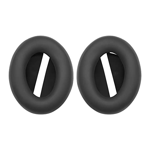 kwmobile TPU Silicone Covers Compatible with Bose Noise Cancelling 700 / NC700 (Set of 2) - Headphone Cover - Black