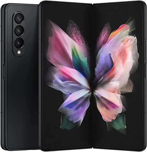 SAMSUNG Galaxy Z Fold 3 5G 256GB T-Mobile Android Cell Phone, 2-in-1 Smartphone Tablet (Phantom Black)
