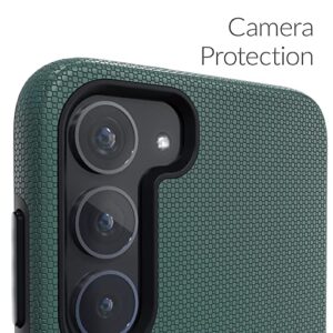 Crave Dual Guard for Samsung Galaxy S23 Plus Case, Shockproof Protection Dual Layer Case for Samsung Galaxy S23 Plus - Forest Green
