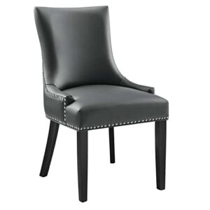 modway marquis chair, gray 25 x 22 x 36