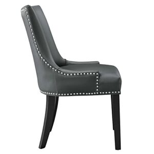 Modway Marquis Chair, Gray 25 x 22 x 36