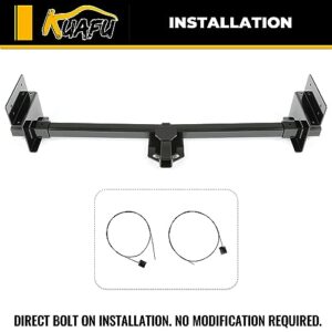 KUAFU Universal RV Trailer Hitch 2 Inch Class 3 Mount Receiver Tow Hitch Fits UP to 72" Frame Replacement for 13703 Adjustable