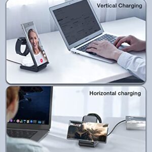 LK Wireless Charger for Samsung 3 in 1 Wireless Charging Station for Galaxy S23 Ultra Plus S22 S21 Z Flip 5 Fold Galaxy Buds Live Detachable Charger for Galaxy Watch 5 Pro 4 iWatch