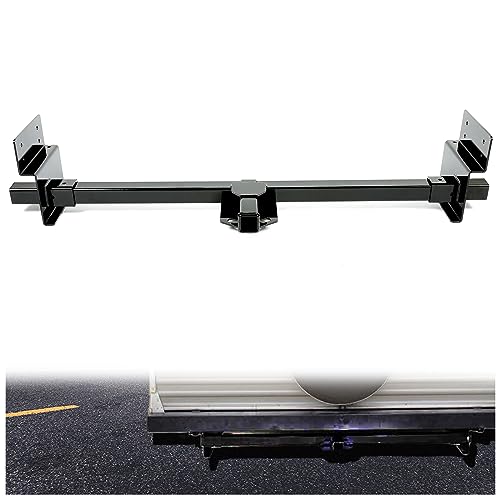 HECASA 2" Trailer Hitch Adjustable Compatible with Universal RV w/Frames up to 72 Inches Powder Coated Steel