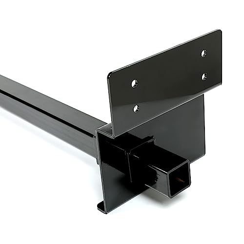 HECASA 2" Trailer Hitch Adjustable Compatible with Universal RV w/Frames up to 72 Inches Powder Coated Steel