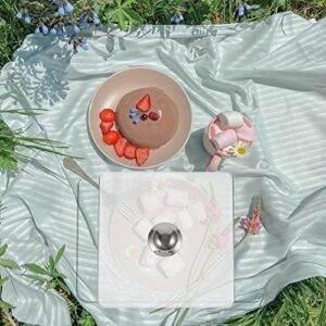 Zerodeko Plastic Cake Dome Cake Cover Lid Clear Square Dessert Cover Cake Stand Cover Serving Platter Food Tent for Home Kitchen