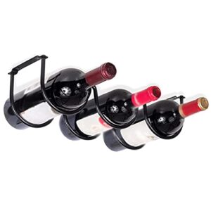 DOUBA 1 Pack Wine Bottle Rack Iron Rack Display Shelf Under Cabinet Dining Room Home Storage