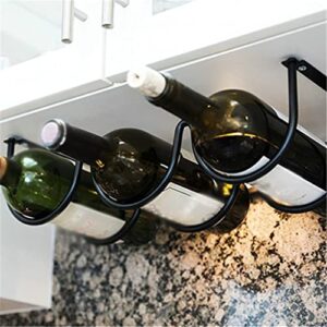 DOUBA 1 Pack Wine Bottle Rack Iron Rack Display Shelf Under Cabinet Dining Room Home Storage