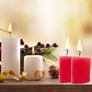 2 PCS Heart Shape Candles for Valentine's Day, Candles,Dripless & Long Lasting Smokeless Red Heart Shaped Candles for Mood,Romantic Decor,Pool,Dinners,Home,Wedding,Crafts