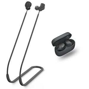 smaate anti-lost strap compatible with jabra elite 3 wireless earbuds, soft silicone cord for anti-falling during sports