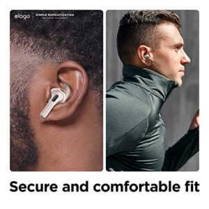 elago [4 Pairs] Ear Hooks Covers Compatible with AirPods Pro 2 - Earbuds Hook Compatible with AirPods Pro 2nd Generation, Small Large 2 Size [Not Fit in The Charging Case] [US Patent Registered]