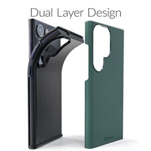 Crave Dual Guard for Samsung Galaxy S23 Ultra Case, Shockproof Protection Dual Layer Case for Samsung Galaxy S23 Ultra - Forest Green