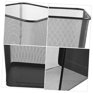 DOITOOL Supplies Gare Kitchen Wastebasket Storage Square Mesh Lightweight Office for Modern Small Bins Container Garbag Open Trash Cans Paper Garbage Desk Vintage Living Rubbish Bin