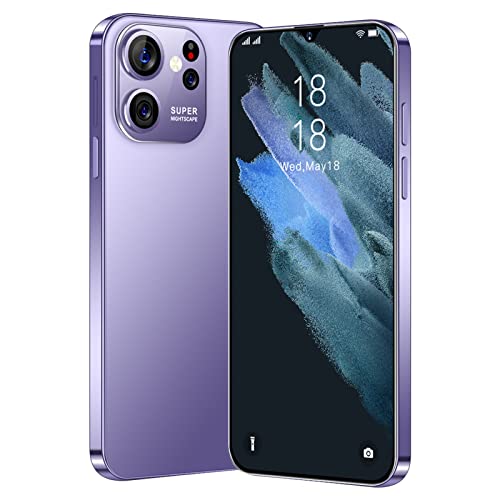 Unlocked Mobile Phones, Android Smart Phone HD Full Screen Phone, 6.3 Inch Dual SIM Unlock Mobile Cell Phone, 2+16G RAM Memory, 2850mAh Battery Support 2A Fast Charging (Purple)