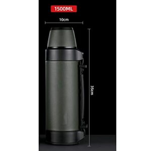 XDCHLK Travel Portable Thermos for Tea, Large Cup Mugs for Coffee, Water Bottle, Stainless Steel (Color : A)