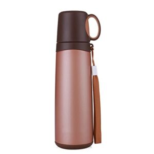 xdchlk thermos bottle stainless steel vacuum flask travel coffee thermo mug school insulated home cup (color : d)